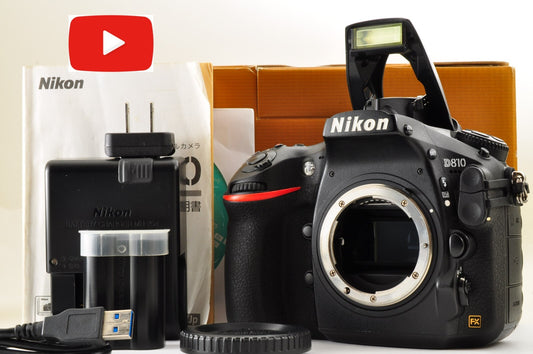 [Near Mint in BOX] Nikon D810 FX Digital SLR Camera 36.3 MP BODY Only JAPAN