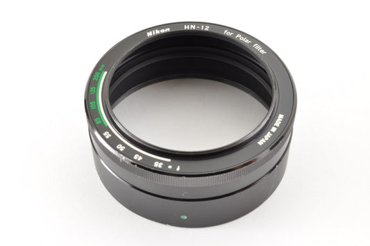 Nikon Lens Hood HN-12 for Polar filter Made in JAPAN #01
