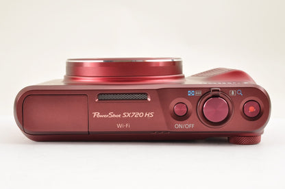 [Top Mint in BOX] Canon PowerShot SX720 HS 20.3MP Compact Digital Camera RED JPN