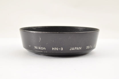 Nikon Lens Hood HN-3 35/1.4 35/2 35/2.8 43~86/3.5 Made in JAPAN #01