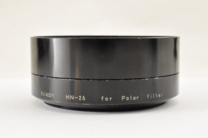 Nikon HN-26 Screw-in Lens Hood for Polar filter Made in JAPAN #01