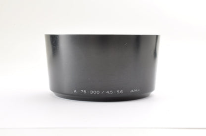 Minolta Plastic Hood for AF 75-300mm F4.5-5.6 Second Model From JAPAN #01