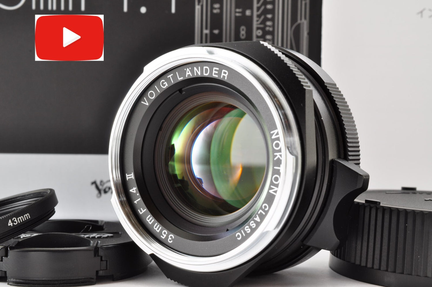 [Top Mint in BOX] Voigtlander NOKTON classic 35mm F/1.4 II MC VM Leica M JAPAN