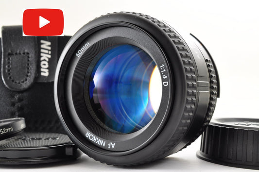 [Mint] Nikon Ai AF Nikkor 50mm f/1.4 D Standard Prime Lens w/ Case From JAPAN
