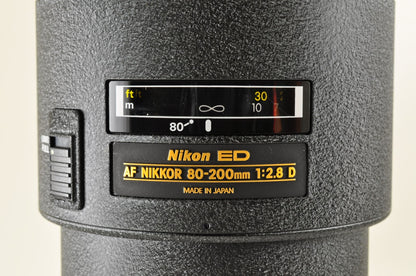[Mint+++] Nikon AF Zoom Nikkor 80-200mm f/2.8 D ED Telephoto Zoom Lens JAPAN