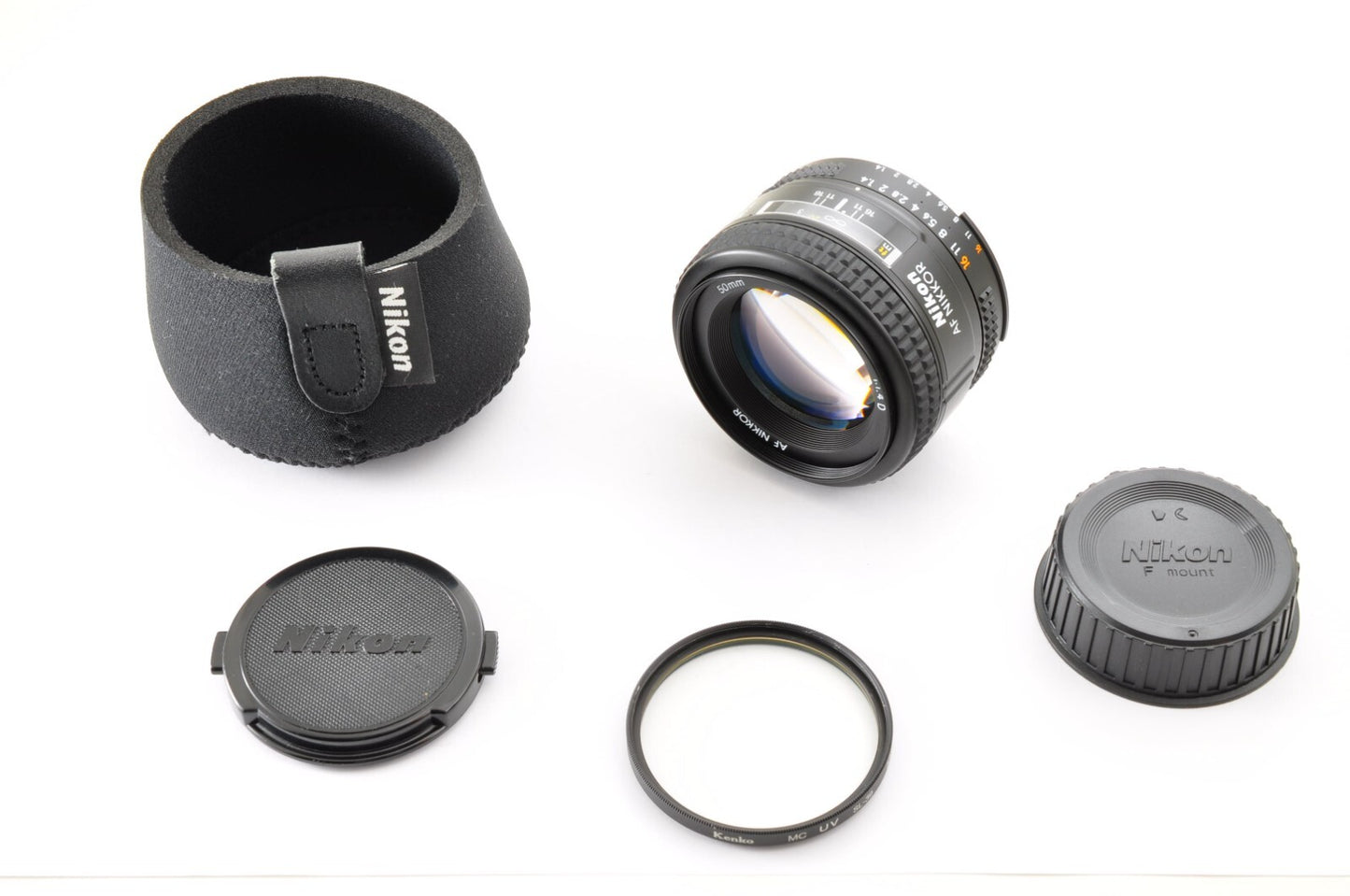 [Mint] Nikon Ai AF Nikkor 50mm f/1.4 D Standard Prime Lens w/ Case From JAPAN