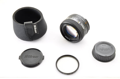 [Mint] Nikon Ai AF Nikkor 50mm f/1.4 D Standard Prime Lens w/ Case From JAPAN