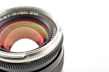 [Mint in BOX] Carl Zeiss Planar 50mm F/2 ZM BLACK Leica M Mount Lens From JAPAN