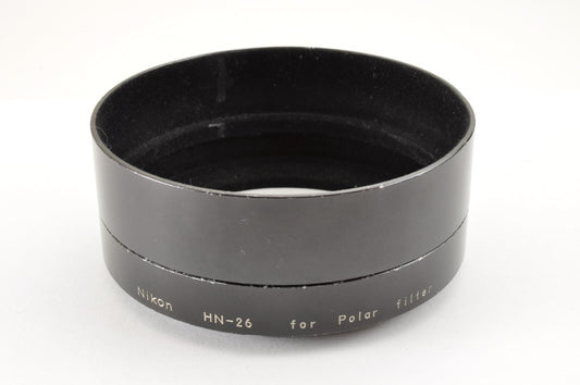 Nikon HN-26 Screw-in Lens Hood for Polar filter Made in JAPAN #01