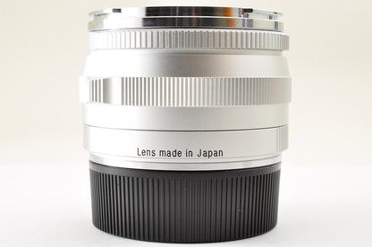 [MINT] Carl Zeiss C Sonnar 50mm F/1.5 ZM T* Lens Silver for Leica M From JAPAN