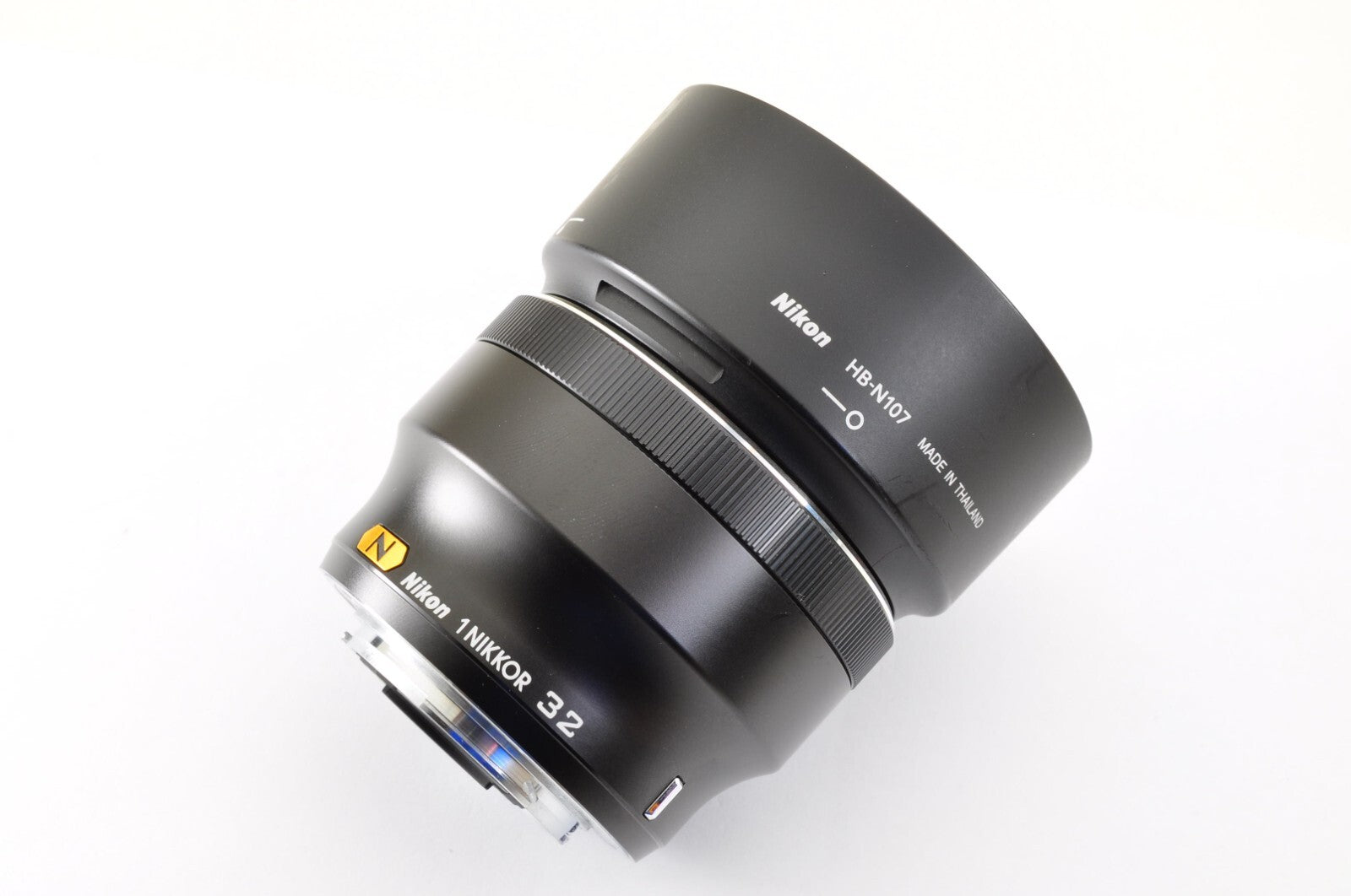 Nikon 1 NIKKOR 32mm f/1.2 BLACK RARE for Nikon CX Format w/ Hood JPN [Mint+++]