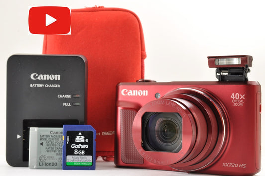 [Top Mint+++] Canon PowerShot SX720 HS RED 20.3MP Compact Digital Camera JAPAN