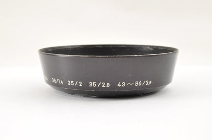 Nikon Lens Hood HN-3 35/1.4 35/2 35/2.8 43~86/3.5 Made in JAPAN #01
