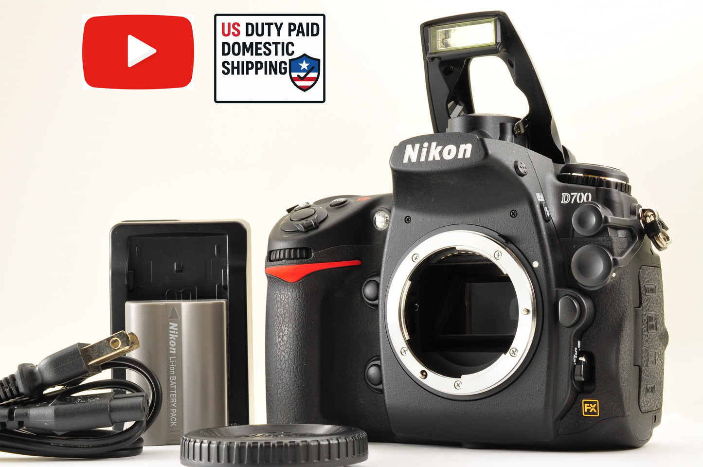 [Mint+ Count: 4191] Nikon D700 12.1MP FX Digital SLR Camera Body Ship from USA