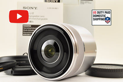 [Top Mint+++ in BOX] SONY E 30mm f/3.5 SEL30M35 SILVER E-Mount Macro Lens US OR