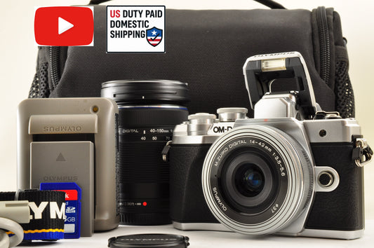[Top Mint+] Olympus OM-D E-M10 Mark III Silver 14-42mm /40-150mm kit US OR Ship