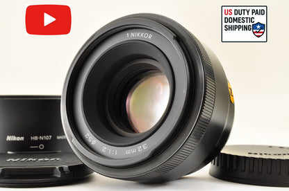 [Mint+++] Nikon 1 NIKKOR 32mm f/1.2 BLACK for Nikon CX Format RARE Ship from US