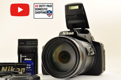 [Top Mint] Nikon COOLPIX P900 Compact Digital Camera 16MP 83x Zoom US OR Stock