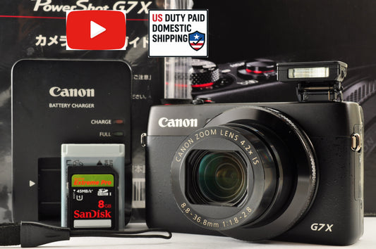 [Top Mint+ in BOX] Canon PowerShot G7 X G7X 20.2MP Compact Digital Camera US OR