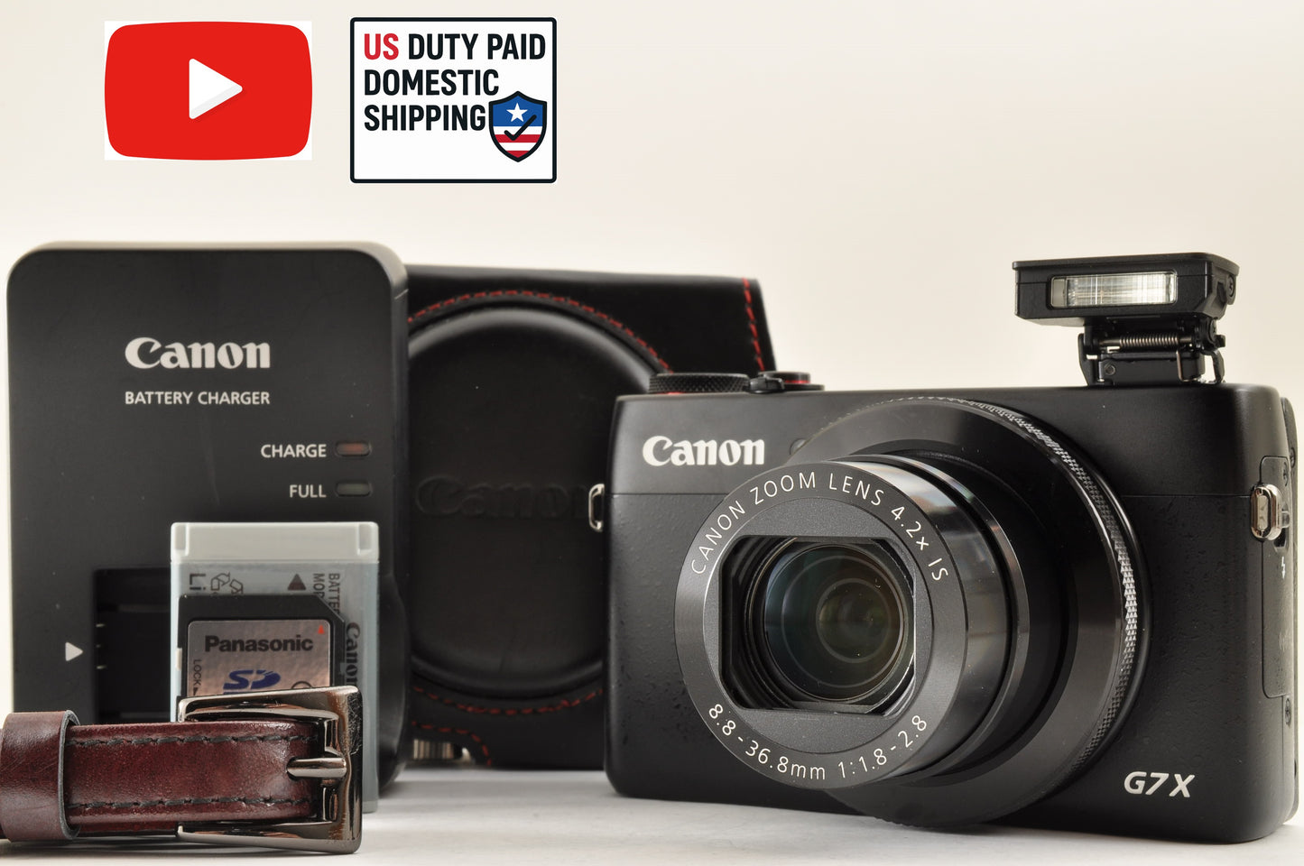 [Top Mint+] Canon PowerShot G7 X G7X 20.2MP Compact Digital Camera Ship from US