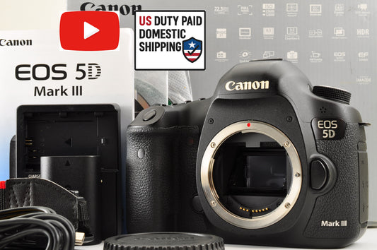 [US Duty Paid] Canon EOS 5D Mark III Digital SLR Camera Body in BOX From USA