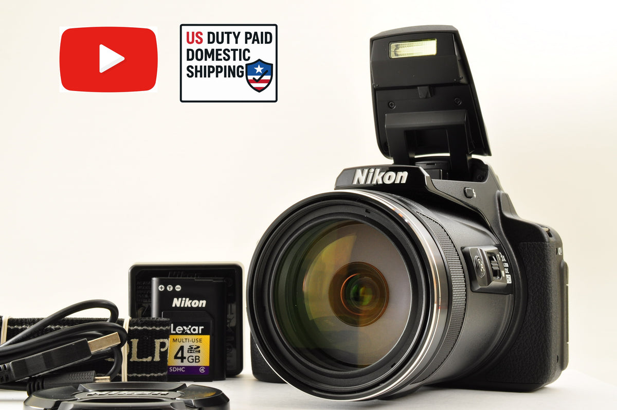 [Top Mint+] Nikon COOLPIX P900 Compact Digital Camera 16MP 83x Zoom US OR Stock