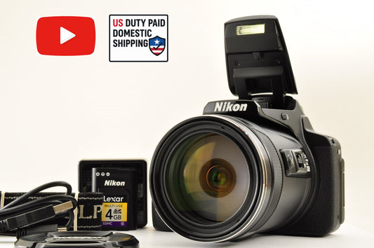 [Top Mint+] Nikon COOLPIX P900 Compact Digital Camera 16MP 83x Zoom US OR Stock