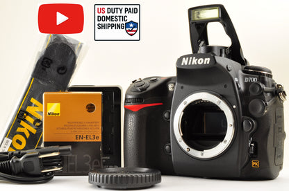 [Mint+ Count: 63] Nikon D700 12.1MP FX Digital SLR Camera Body Ship from USA