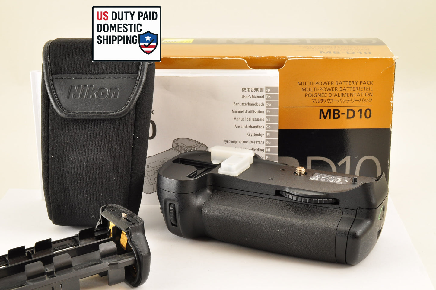 [US Duty Paid] Nikon MB-D10 for D300 D300s D700 Multi Power Battery Pack US Ship