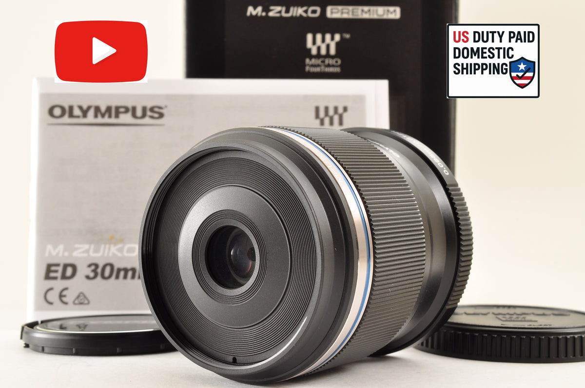 [Almost Unused in BOX] OLYMPUS M.Zuiko Digital ED 30mm f/3.5 Macro Lens US OR