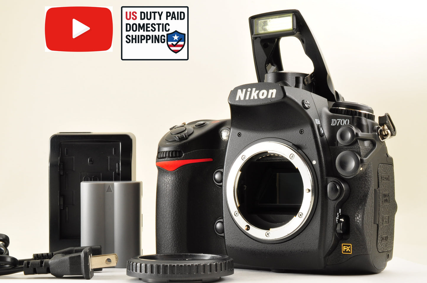 [Almost Mint SC:8891] Nikon D700 12.1MP FX Digital SLR Camera Body Ship from USA