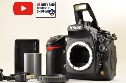 [Almost Mint SC:8891] Nikon D700 12.1MP FX Digital SLR Camera Body Ship from USA