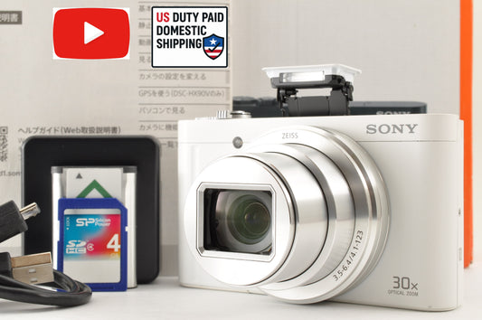 [Mint+++ in BOX] SONY Cyber-Shot DSC-WX500 White Compact Digital Camera US Stock