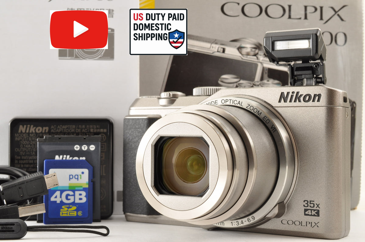 [Mint+++] Nikon COOLPIX A900 Silver 20.3MP Compact Digital Camera US OR Stock