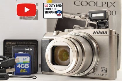 [Mint+++] Nikon COOLPIX A900 Silver 20.3MP Compact Digital Camera US OR Stock