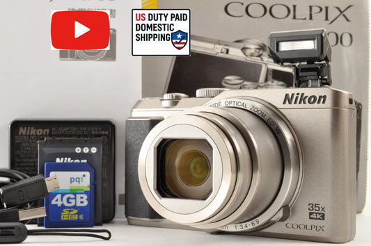 [Mint+++] Nikon COOLPIX A900 Silver 20.3MP Compact Digital Camera US OR Stock