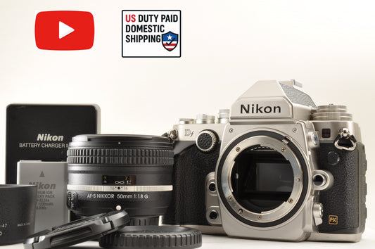 [US Duty Paid] Nikon Df Silver 50mm f/1.8 G Special Edition Kit Ship From US OR