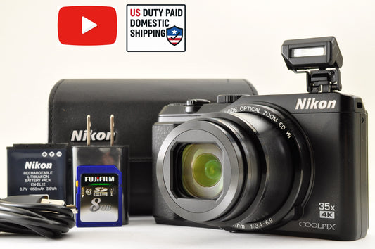 [Mint+] Nikon COOLPIX A900 BLACK 20.3MP Compact Digital Camera Ships from US