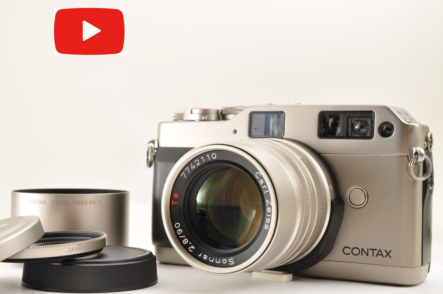 [Near Mint] Contax G1 Green Label 35mm Film Camera Sonnar 90mm F/2.8 Lens USA