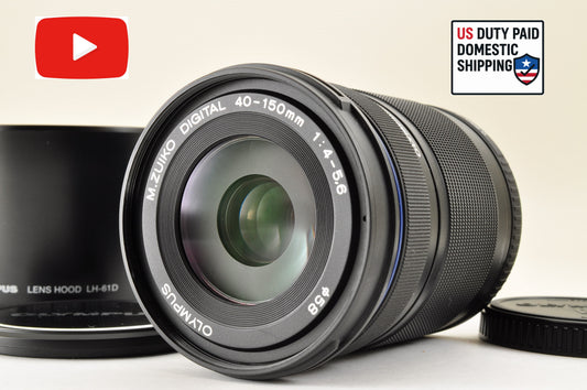 [Top Mint+] Olympus M.Zuiko Digital 40-150mm f/4-5.6 R ED Lens BLACK US Ships