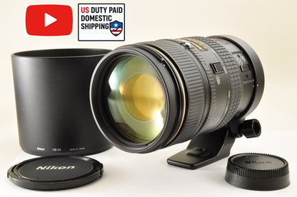 [Top Mint] Nikon AF NIKKOR 80-400mm f/4.5-5.6 D ED VR Zoom Lens Ship from US OR