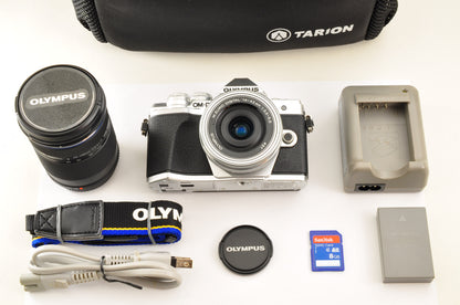 [Top Mint+] Olympus OM-D E-M10 Mark III Silver 14-42mm /40-150mm kit US OR Ship