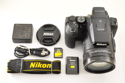 [Top Mint+] Nikon COOLPIX P900 Black 83x zoom 16MP Compact Digital Camera US OR