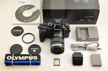 [Top Mint+ in BOX] OLYMPUS OM-D E-M1 Black 12-50mm EZ Lens kit Ship from US OR