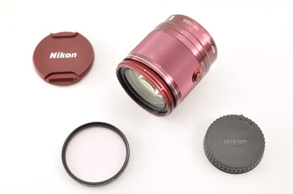 [Mint+++++] Nikon 1 NIKKOR 10-100mm F/4-5.6 VR ZOOM Lens RED Ship from US OR
