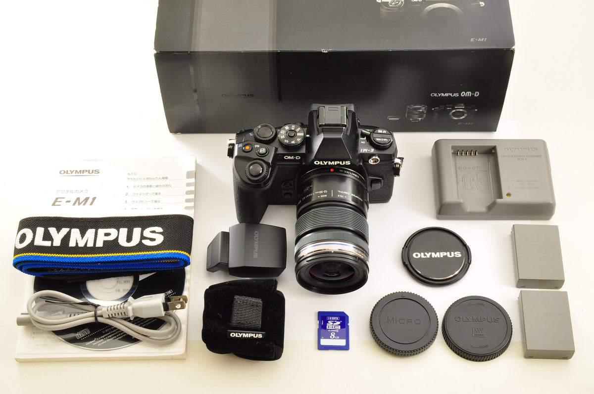 [Mint+ in BOX] OLYMPUS OM-D E-M1 Black 12-50mm EZ Lens kit Ship from US OR