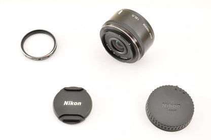 [US Duty Paid] Nikon 1 Nikkor 18.5mm F/1.8 Black Lens for Nikon 1 mount US Ship