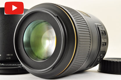 [Top Mint+] Nikon AF-S Micro NIKKOR 105mm F/2.8 G ED VR Macro Lens From USA