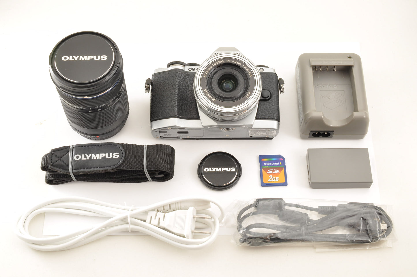 [Mint] OLYMPUS OM-D E-M10 Mirrorless Camera w/ 14-42mm 40-150mm Lens US OR Stock