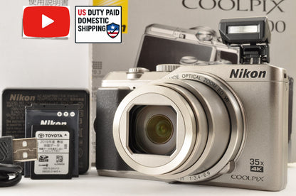 [Top Mint+ in BOX] Nikon COOLPIX A900 Silver 20.3MP Compact Digital Camera OR US